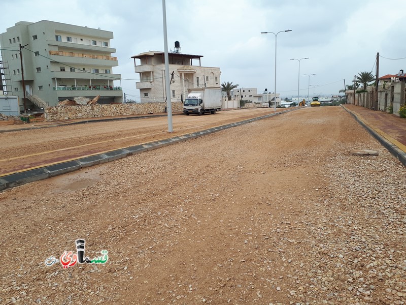  فيديو: ولن يتوقف ... انجاز المرحلة الاولى من شارع المرحوم الشيخ عبدالله نمر درويش والرئيس يؤكد  هذا الشارع الحيوي سيصل الى مدخل قرية كفربرا 